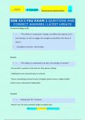 GEB 3213 FSU EXAM 2 QUESTIONS AND  CORRECT ANSWERS | LATEST UPDATE