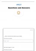 PPCT WRITTEN TEST QUESTIONS AND ANSWERS