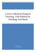 Test Bank - Lewis's Medical Surgical Nursing 11th Edition by Harding