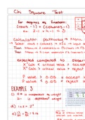 Chi Square Test (Maths AI SL)