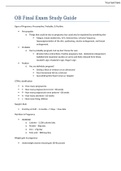 NSG 3047 - OB Final Exam Study Guide 2