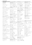 Indefinite Integral Table