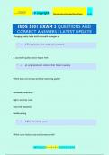 ISDS 3001 EXAM 2 QUESTIONS AND  CORRECT ANSWERS | LATEST UPDATE