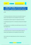 ISDS 3001 FINAL QUESTIONS AND  CORRECT ANSWERS | LATEST UPDATE