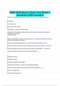 ISQS 3344 Burns Texas Tech Exam 1 Questions With Answers