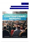 TEST BANK for Ethics and Issues in Contemporary Nursing 3rd Edition by Burkhardt & Walton; ISBN: 9780176696573, All 20 Chapters Covered, Verified Latest Edition