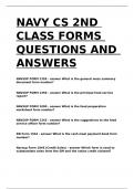 NAVY CS 2ND CLASS FORMS QUESTIONS AND ANSWERS