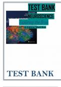 Test Bank for Neuroscience Exploring the Brain 4th Edition by Mark F. Bear, Barry W. Connors, Michael A. Paradiso |Complete Answer Key for Each Chapter|