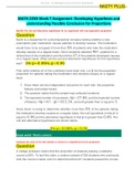 MATH 225N WEEK 7 ASSIGNMENT: DEVELOPING HYPOTHESIS AND UNDERSTANDING POSSIBLE CONCLUSION FOR PROPORTIONS / MATH225N WEEK 7 ASSIGNMENT: DEVELOPING HYPOTHESIS AND UNDERSTANDING POSSIBLE CONCLUSION FOR PROPORTIONS COMPLETE SOLUTIONS (LATEST-2020)