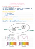 Class notes for CIE  Cambridge International AS and A Level Biology Coursebook; Chapter: Photosynthesis 