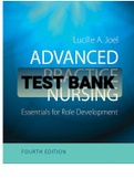 TEST BANK ADVANCED PRACTICE NURSING ESSENTIALS FOR ROLE DEVELOPMENT 4TH EDITION JOEL