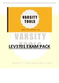 LEV3701 EXAM PACK/SCORE A+