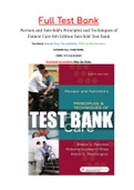 Pierson and Fairchild’s Principles and Techniques of Patient Care 6th Edition Fairchild Test Bank