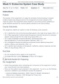 Exam (elaborations) Week 5: Endocrine System Case Study : Advanced Pharmacology Fundamentals-Ghaeli.