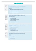 NURS 316 Unit 2 Quiz 1-20