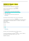 Exam (elaborations) Chemistry Lab  SCIN131 SCIN131_Week_1_Quiz.