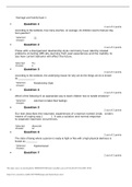 Liberty University CCOU301Marriage and Family Exam 1