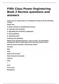 Fifth Class Power Engineering Book 2 Review questions and answers