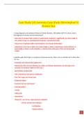 Case Study 145 Anorexia Case Study (answers) 100% all correct_latest Spring 2021/2022