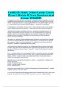 PACKAGE DEAL|AMEDD BOLC EXAMS QUESTIONS WITH CORRECT ANSWERS A+ RATED 2024