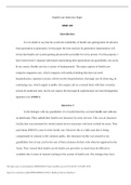 HSM 410 Week 3 Healthcare Interview Paper