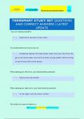 TEENSMART STUDY SET QUESTIONS  AND CORRECT ANSWERS | LATEST  UPDATE