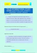 TELUS INTERNATIONAL STUDY  GUIDE QUESTIONS AND CORRECT  ANSWERS | LATEST UPDATE