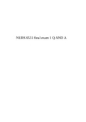 NURS 6531 final exam 1 Q AND A