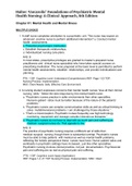  NURSING 101 Halter: Varcarolis’ Foundations of Psychiatric Mental Health Nursing: A Clinical  Approach, 8th Edition 2024 Reviewed.