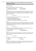 NURSING 101 Chapter 18: Disorders of the Central and Peripheral Nervous Systems and the Neuromuscular Junction