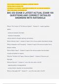 BIO 253 EXAM 2 LATEST ACTUAL EXAM 100 QUESTIONS AND CORRECT DETAILED ANSWERS WITH RATIONALE