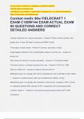 Combat medic 68w FIELDCRAFT 1 EXAM C168W144 EXAM ACTUAL EXAM 90 QUESTIONS AND CORRECT DETAILED ANSWERS