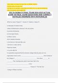 DELTA SIGMA PI FINAL EXAM 2024-2025 ACTUAL EXAM 100 REAL EXAM QUESTIONS AND CORRECT DETAILED ANSWERS WITH RATIONALES