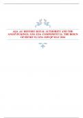 AQA AS HISTORY ROYAL AUTHORITY AND THE  ANGEVIN KINGS, 1154–1216 COMPONENT 2A THE REIGN  OF HENRY II, 1154–1189 QP MAY 2024