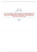 AQA AS HISTORY THE MAKING OF MODERN BRITAIN,  1951–2007 COMPONENT 2S BUILDING A NEW BRITAIN,  1951–1979 QP MAY 2024
