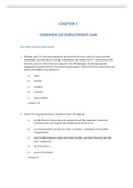 Employment Law for Human Resource Practice, Walsh - Complete test bank - exam questions - quizzes (updated 2022)