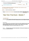 HLTH-8035E-1, PUBH-8035H-1, PUBH-8035-1, PUBH-8035D-1, Module 7 Final Exam