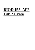 BIOD 152 AP2 Lab 2 Exam.