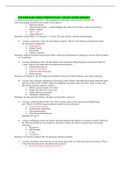 NR 3447 ATI MED SURG PROCTORED EXAM – STUDY GUIDE 2020/2021  Correct Questions & Answers