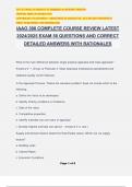 IAAO 300 COMPLETE COURSE REVIEW LATEST 2024/2025 EXAM 50 QUESTIONS AND CORRECT DETAILED ANSWERS WITH RATIONALES