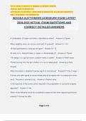 INDIANA AUCTIONEER LICENSURE EXAM LATEST 2024-2025 ACTUAL EXAM QUESTIONS AND CORRECT DETAILED ANSWERS