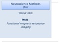 Functional magnetic resonance imaging