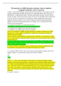 NEI questions on ADHD, Dementia, Substance Abuse & impulsive Compulsive Disorders. (Test 4) Answered.