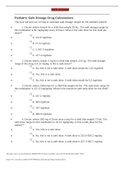 Exam (elaborations) Safe Dosage Calculation for Pediatric Patients Quiz 1. Doctor orders Amoxil for a child that weighs 63 lbs. The safe dosage range for this medication is 50 mg/kg/day every 8 hours. What is the safe dose for this child per dose? 2. Doct