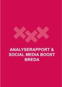 Analyserapport Destinatiemarketing - Social Media Boost - Hogeschool Saxion Tourism Management (module 3) - jaar 1