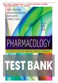 Test Bank For Pharmacology A Patient-Centered Nursing Process Approach 11th Edition by Linda E. McCuistion, Kathleen Vuljoin DiMaggio, Mary B. Winton, Jennifer J. Yeager |All Chapters, Year-2024|