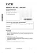 OCR GCSE Media Studies  (J200_02) Question paper_ June 2024