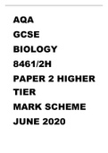 Official 202 AQA marking scheme 