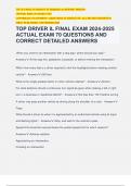 TOP DRIVER IL FINAL EXAM 2024-2025 ACTUAL EXAM 70 QUESTIONS AND CORRECT DETAILED ANSWERS