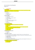 Know presentation, DX and Management Diagnoses List